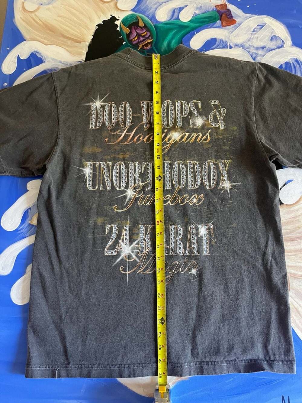 Bruno Mars Graphic T-Shirt Size M Black Vintage Wash - Picture 6 of 7